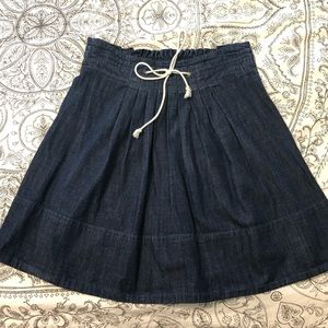Modest jean skirt